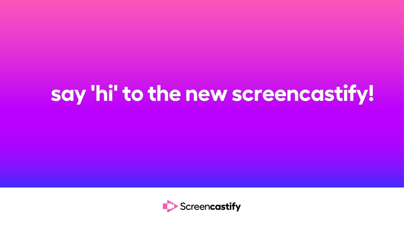 Take a look at the bold new Screencastify Screencastify